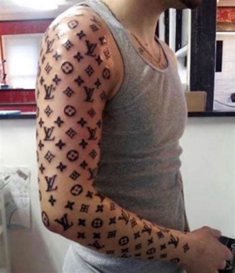 louis vuitton sleeve tattoo